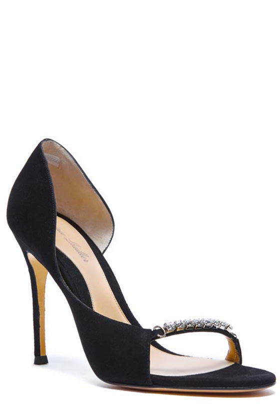 Audrey Suede Crystal D'Orsay - Image 2