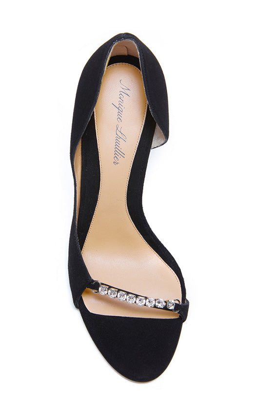 Audrey Suede Crystal D'Orsay - Image 4
