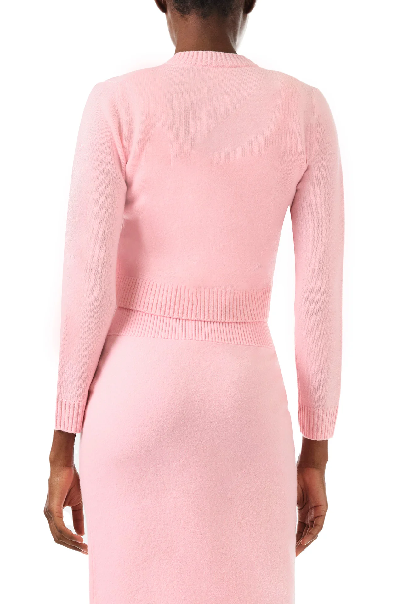 Cropped Long Sleeve Cardigan - Image 2