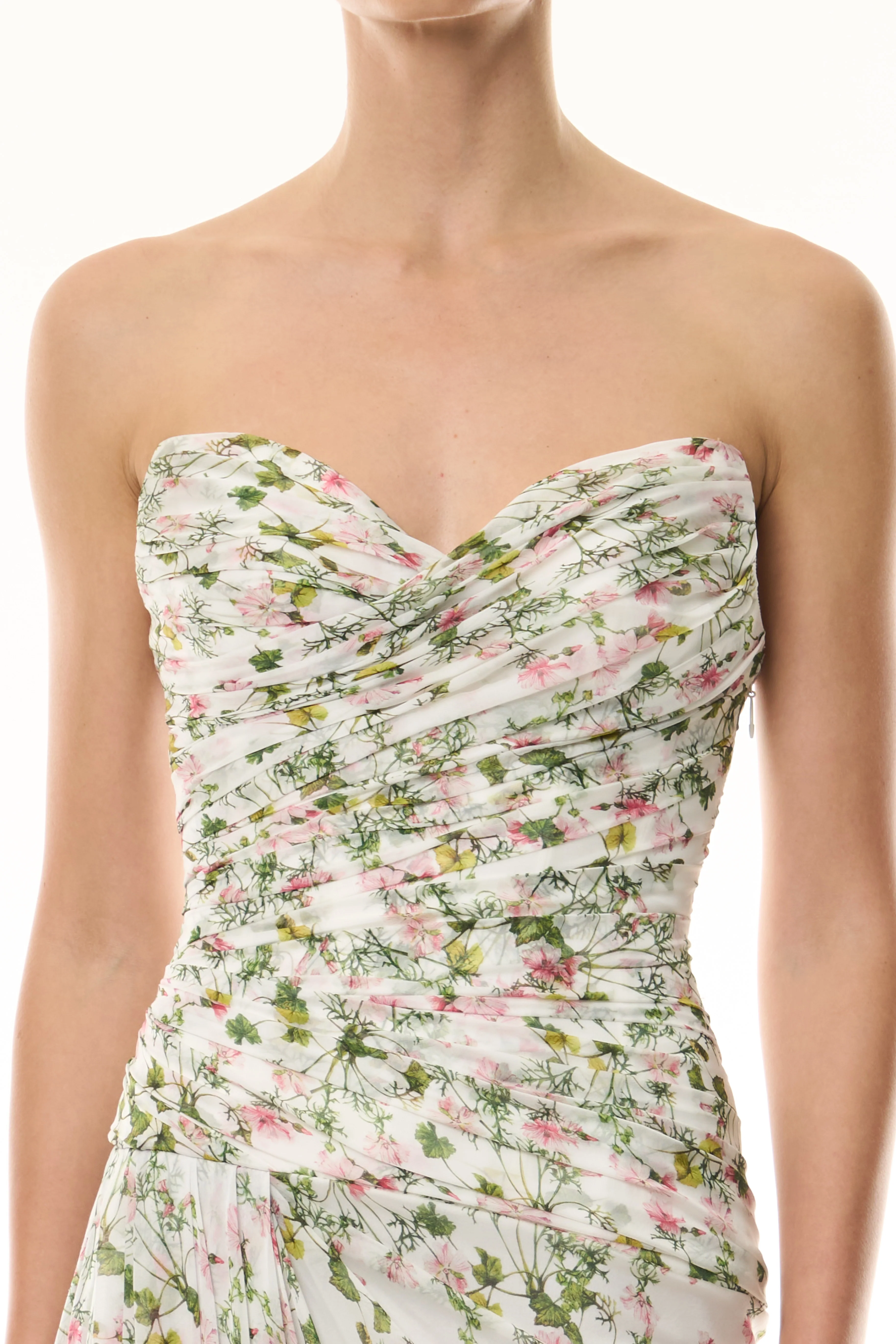 Floral Chiffon Gown - Image 2