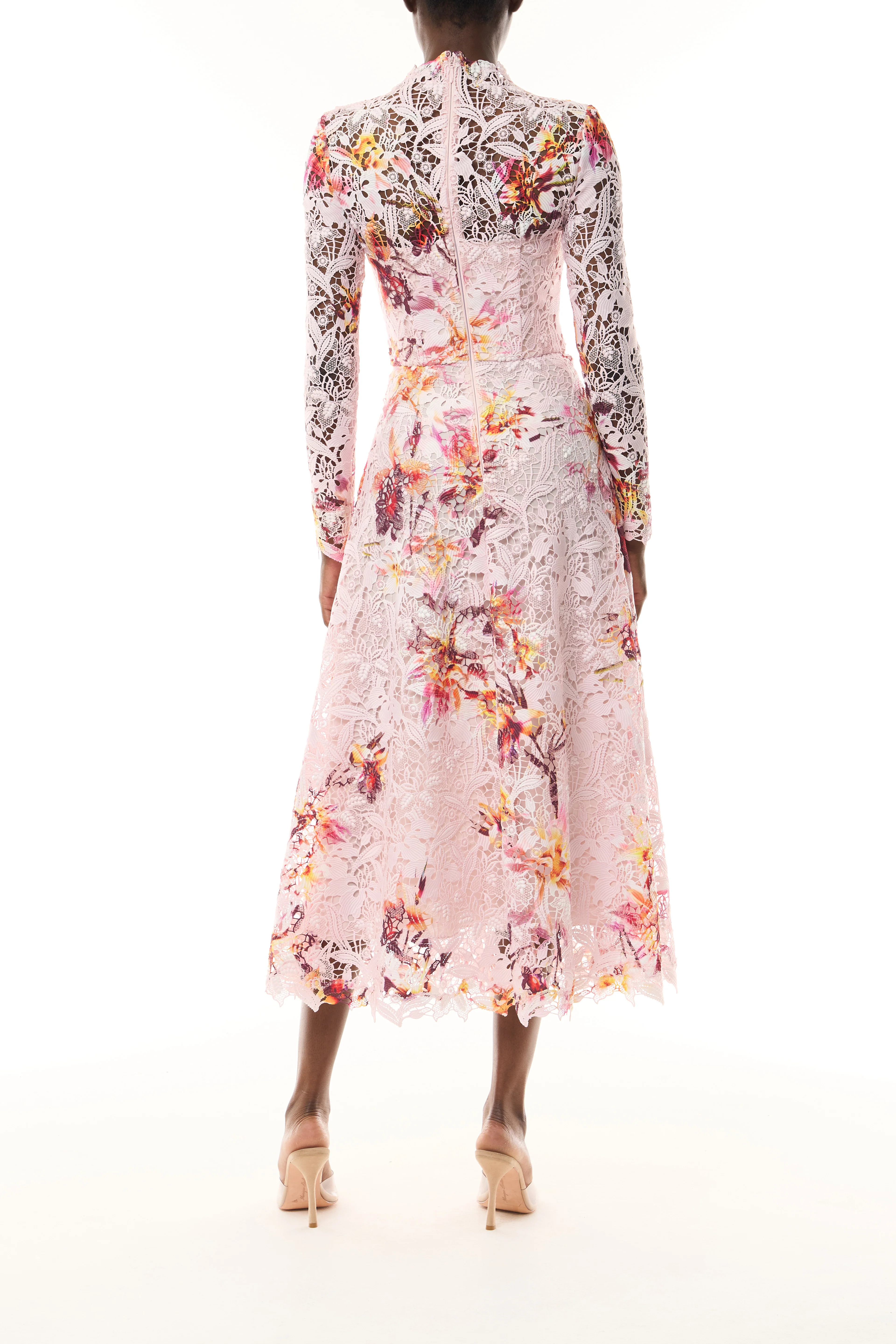 Lotus Lace Long Sleeve Dress - Image 4