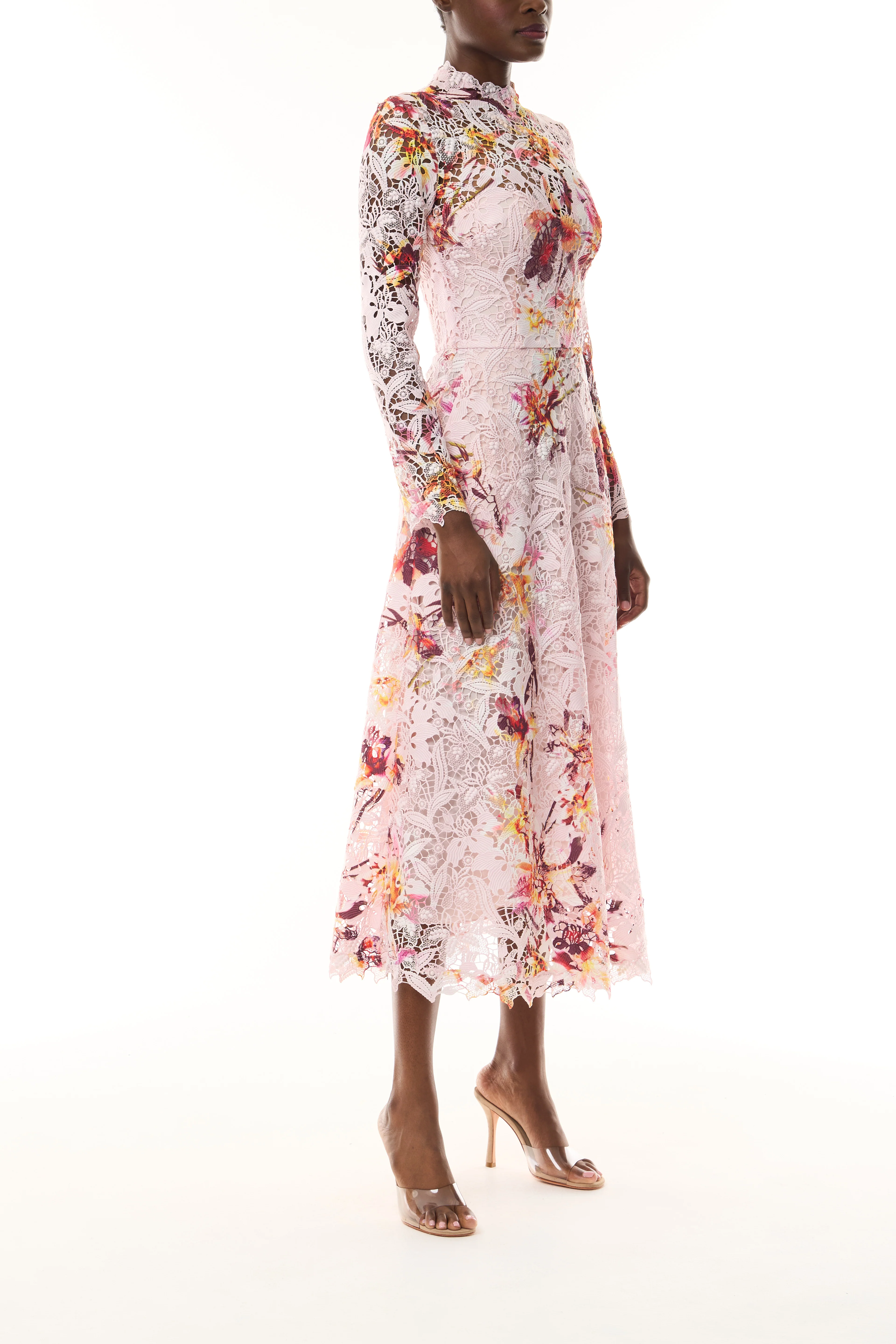 Lotus Lace Long Sleeve Dress - Image 5