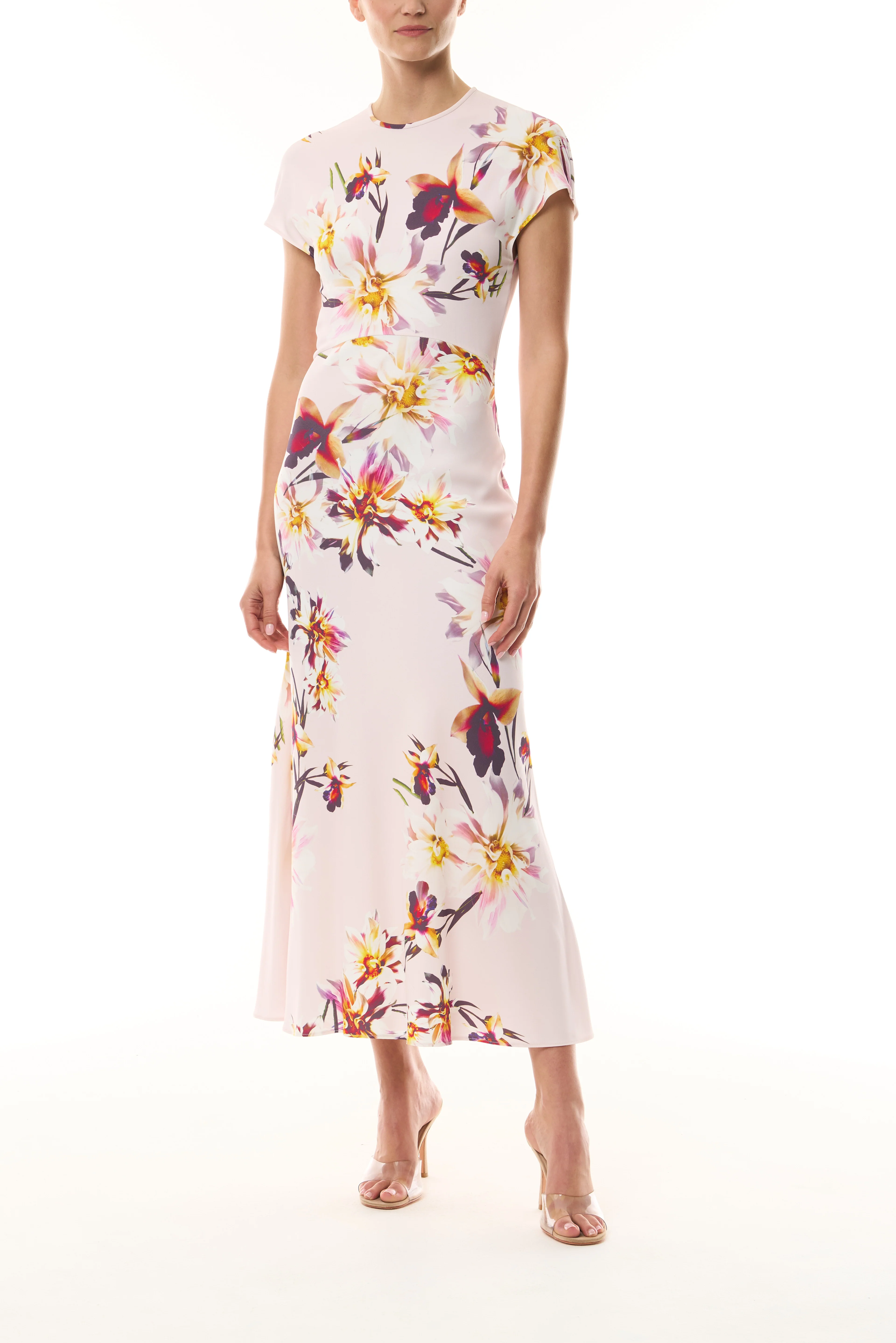 Short Sleeve Lotus Day Dress