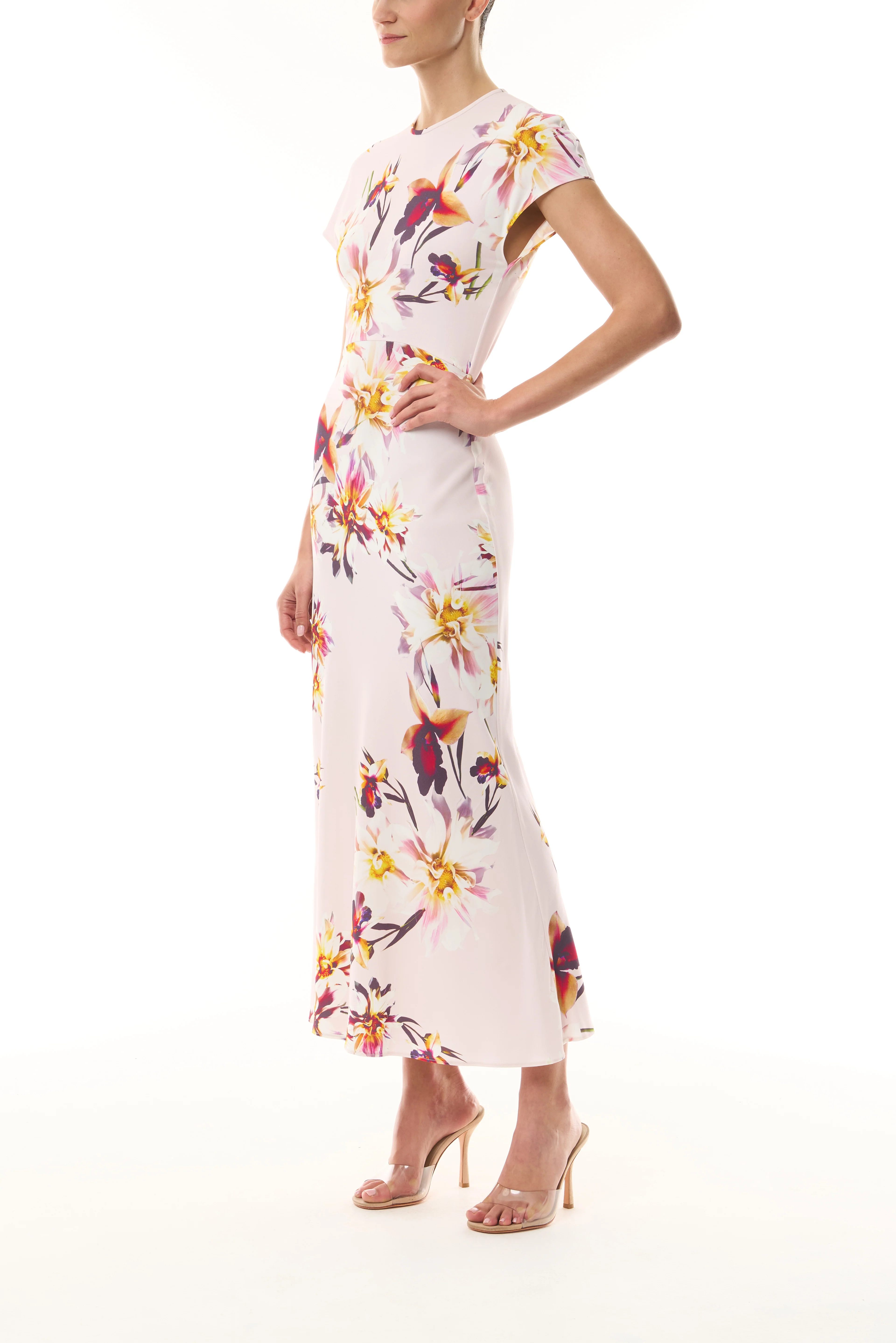 Short Sleeve Lotus Day Dress - Image 3
