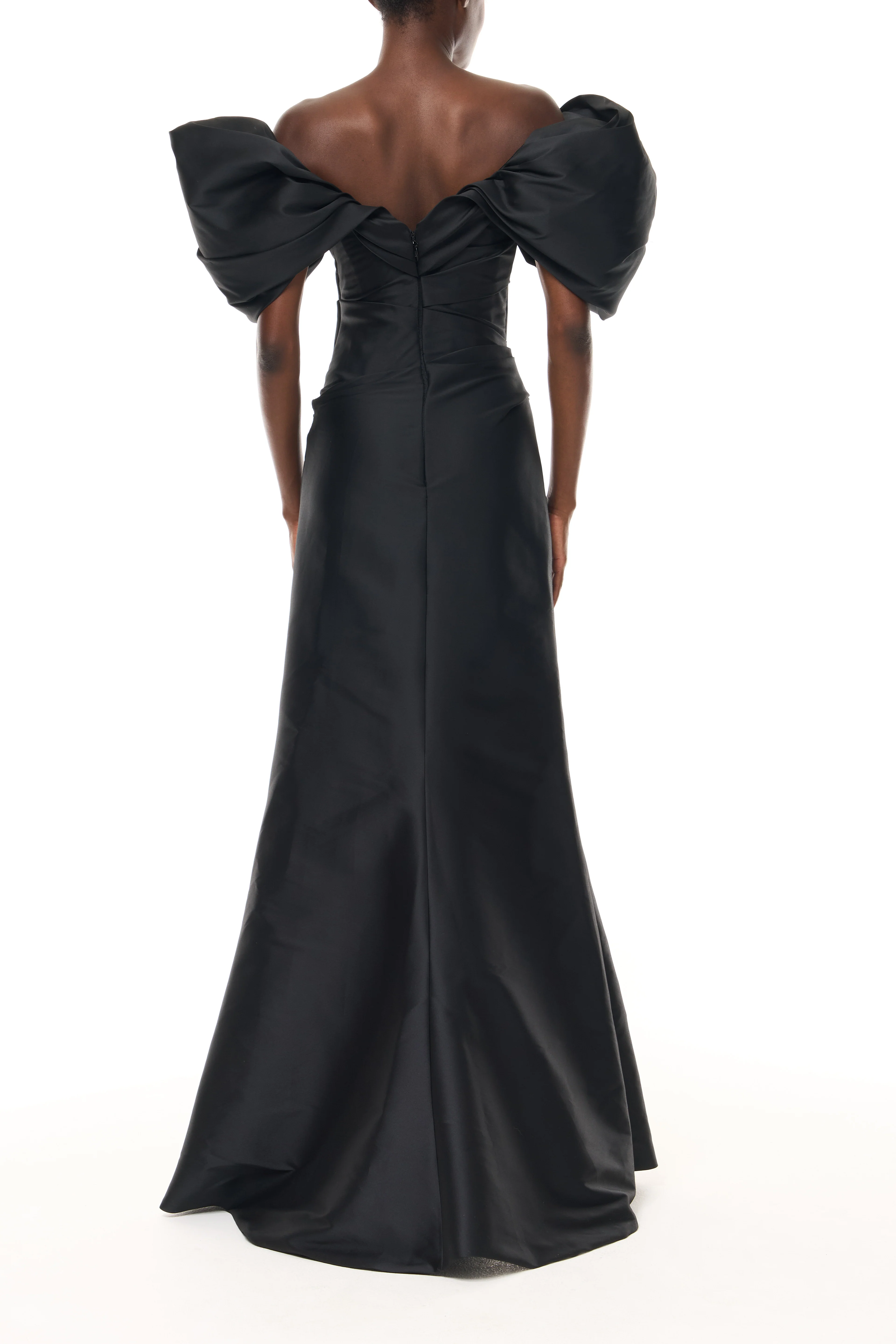 Off-the-Shoulder Draped Gown - Image 5
