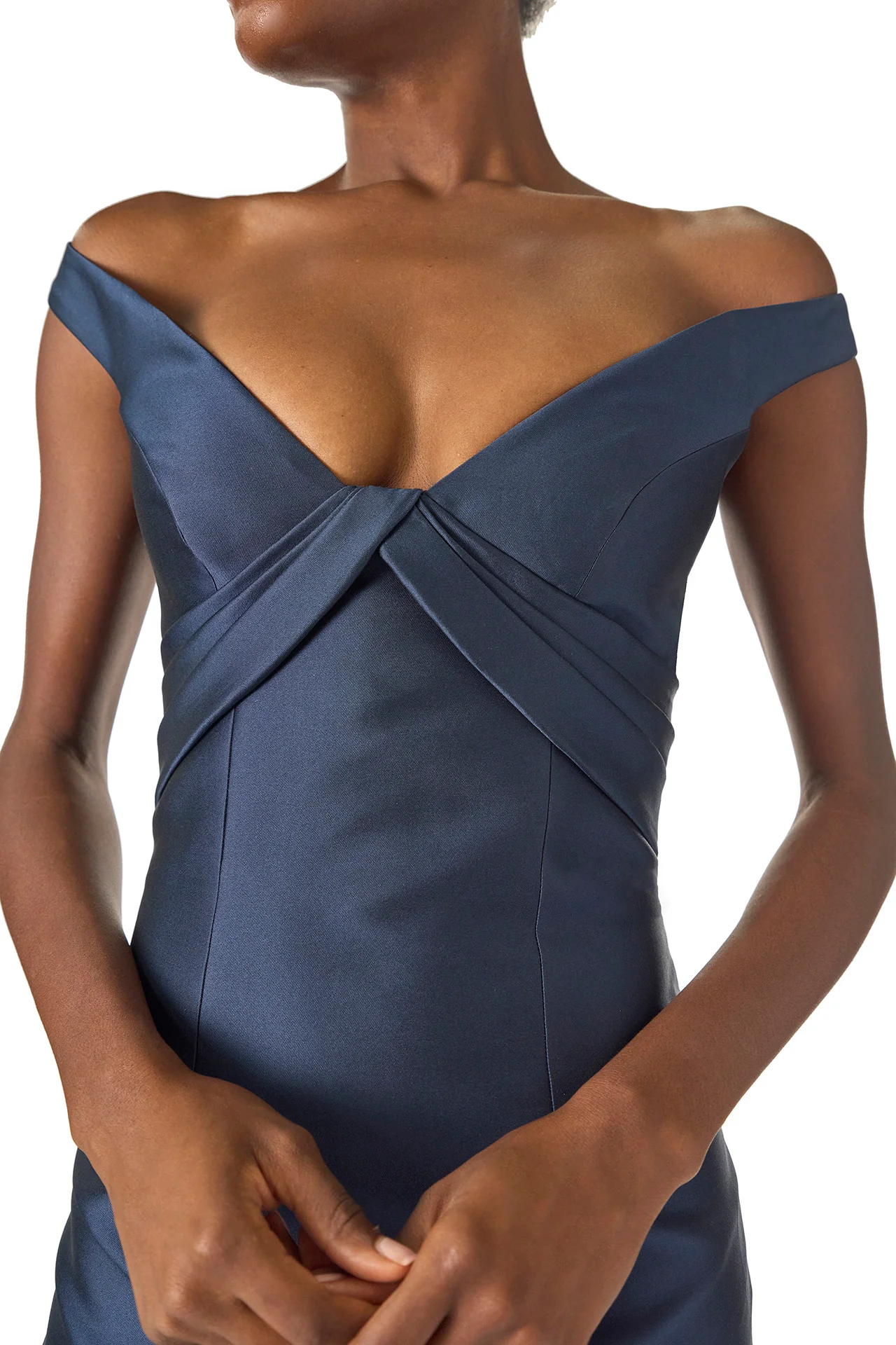 Off-the-Shoulder Mikado Gown - Image 2
