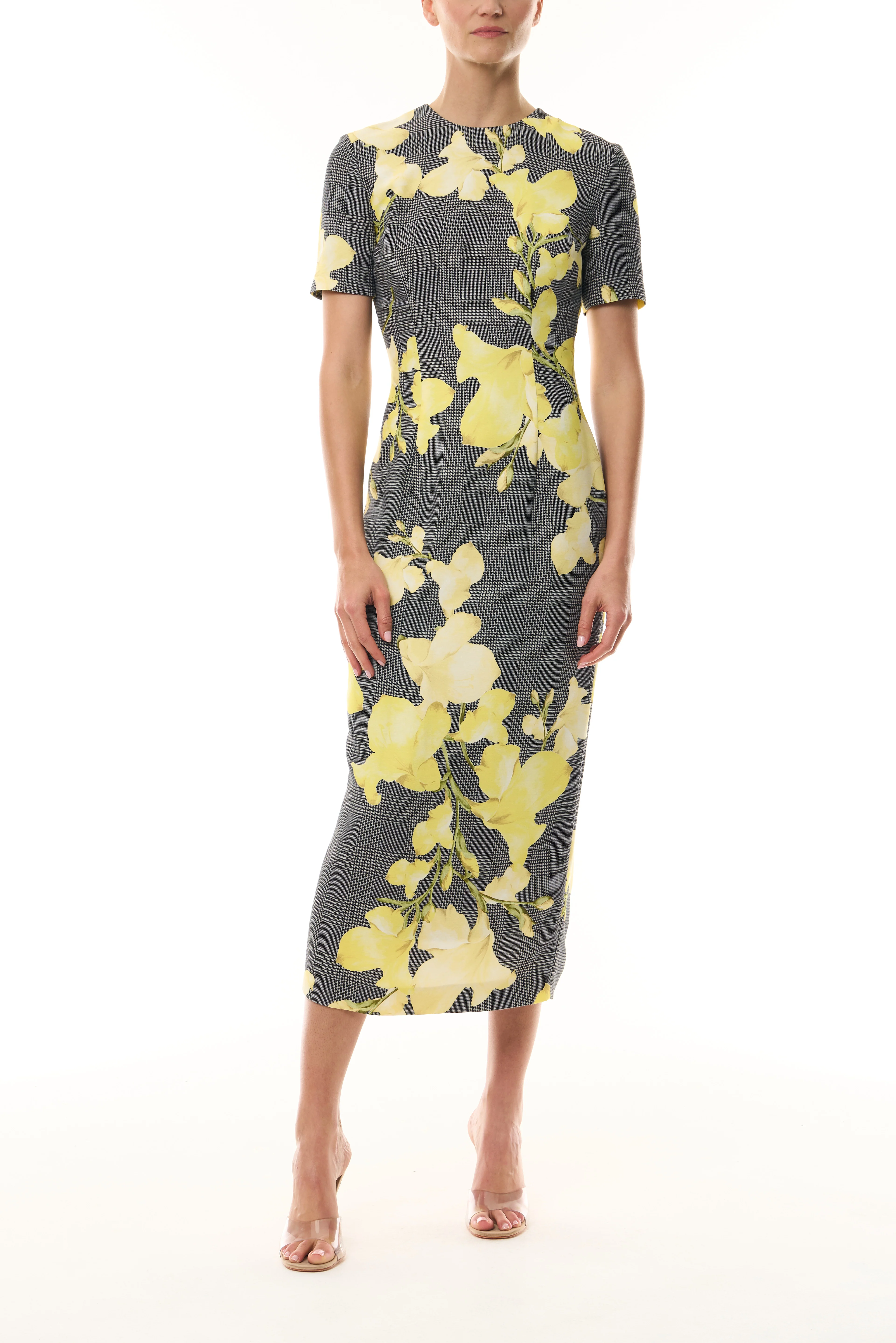 Snapdragon Plaid Sheath Dress